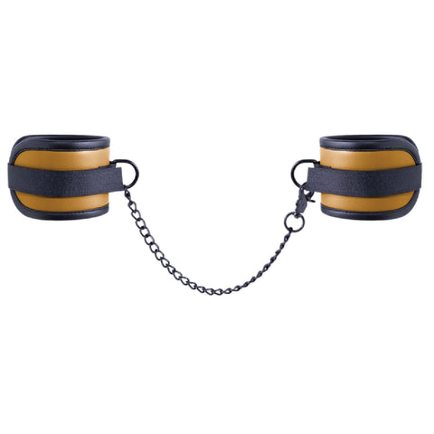 Adjustable Ankle Cuffs with Velcro Lock and 25.9cm Chain – Bondage Restraints > Bondage Gear > Restraints