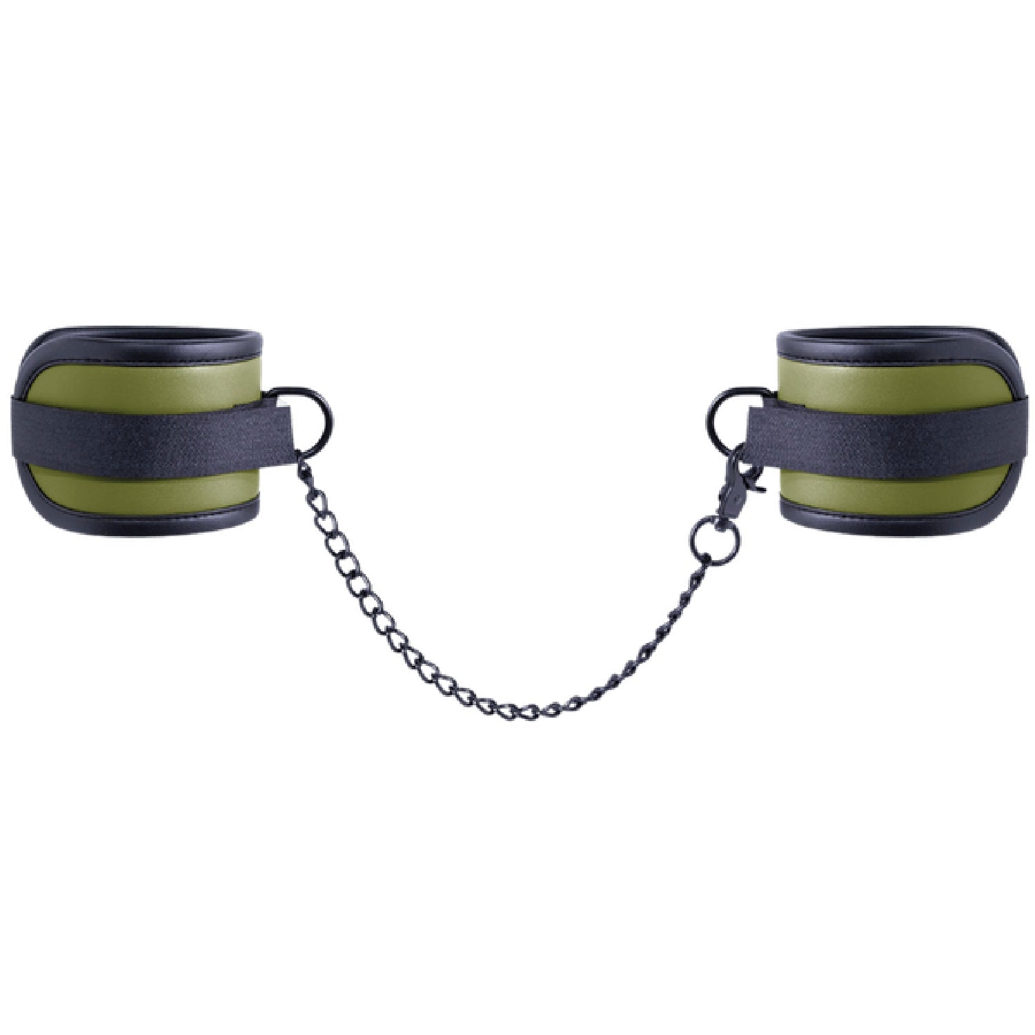 Adjustable Ankle Cuffs with Velcro Lock and 25.9cm Chain – Bondage Restraints > Bondage Gear > Restraints