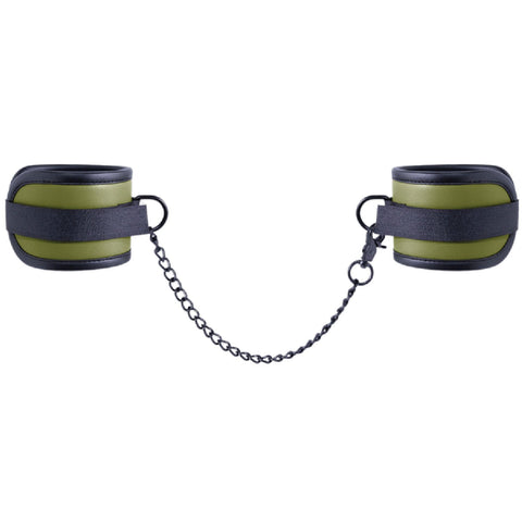 Adjustable Ankle Cuffs with Velcro Lock and 25.9cm Chain – Bondage Restraints > Bondage Gear > Restraints