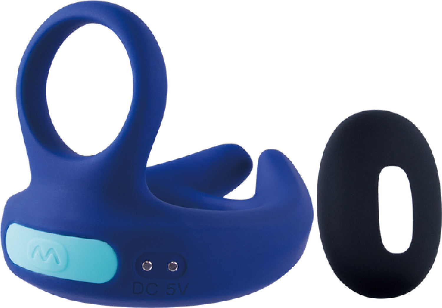 Dual Motor Cock Ring with Scrotal Stimulator – Rechargeable Splashproof Silicone Toy > Cock Ring > Vibrating