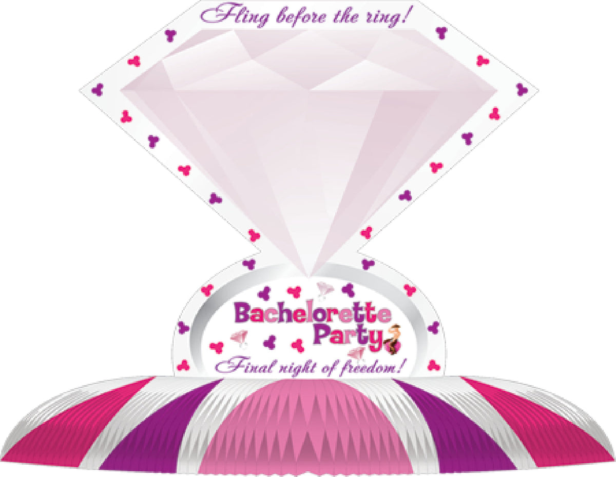 Diamond Centerpiece – Decorative Hen Party Table Accent > Novelties > Bachelor & Bachelorette Items