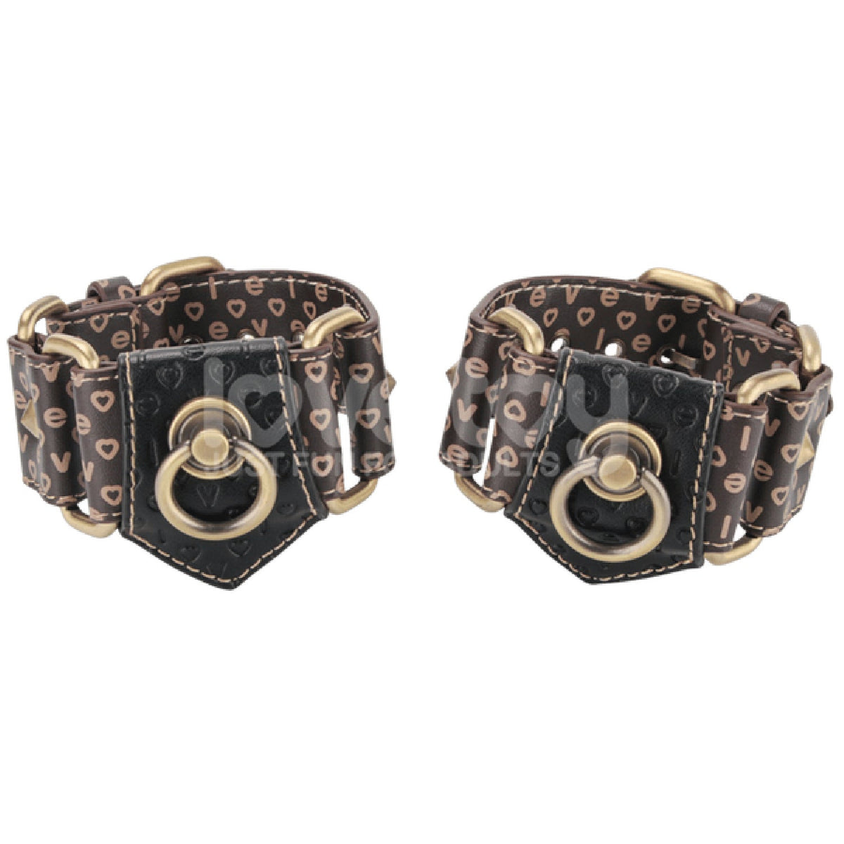 Rebellion Reign Thigh Cuffs Set – Adjustable PU BDSM Restraint Cuffs > Bondage Gear > Restraints Main image