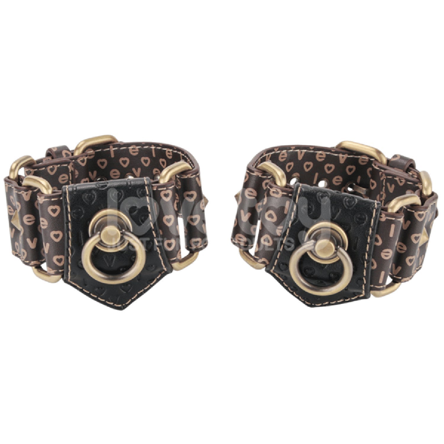 Rebellion Reign Thigh Cuffs Set – Adjustable PU BDSM Restraint Cuffs > Bondage Gear > Restraints