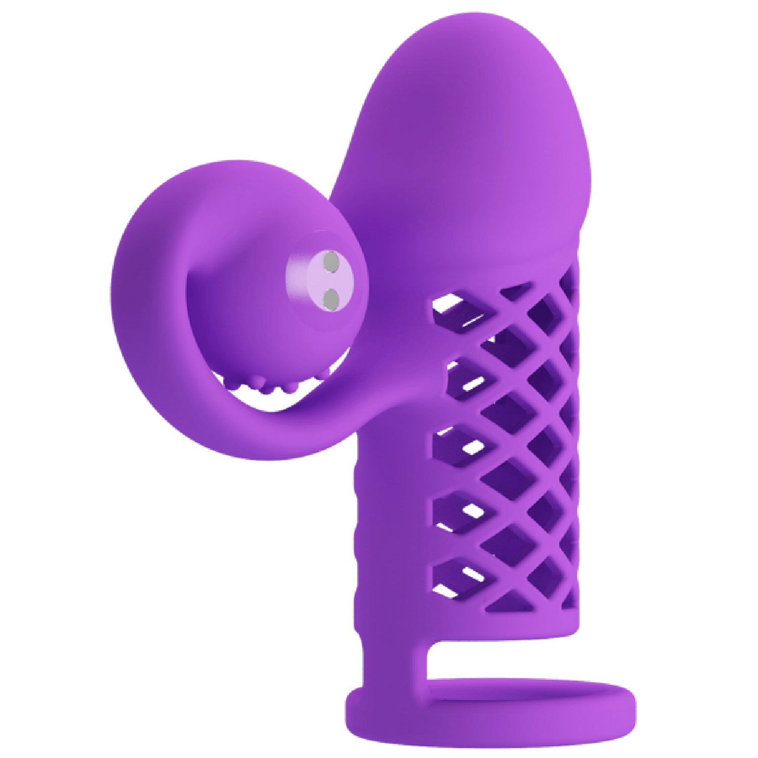 Harden Mind Blowing Miracles – Silicone Penis Sleeve with Vibrations and Ball Strap > Sex Toys For Men > Penis Sleeves Main image
