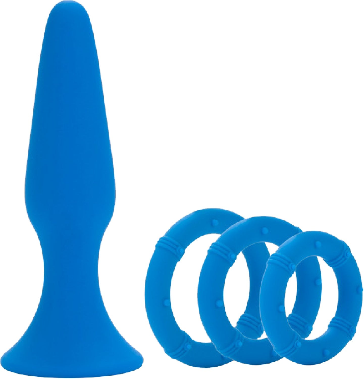 Posh Silicone Performance Kit – Body-Safe Silicone Erection Rings and Anal Toy Set > Anal Range > Butt Plug Kits