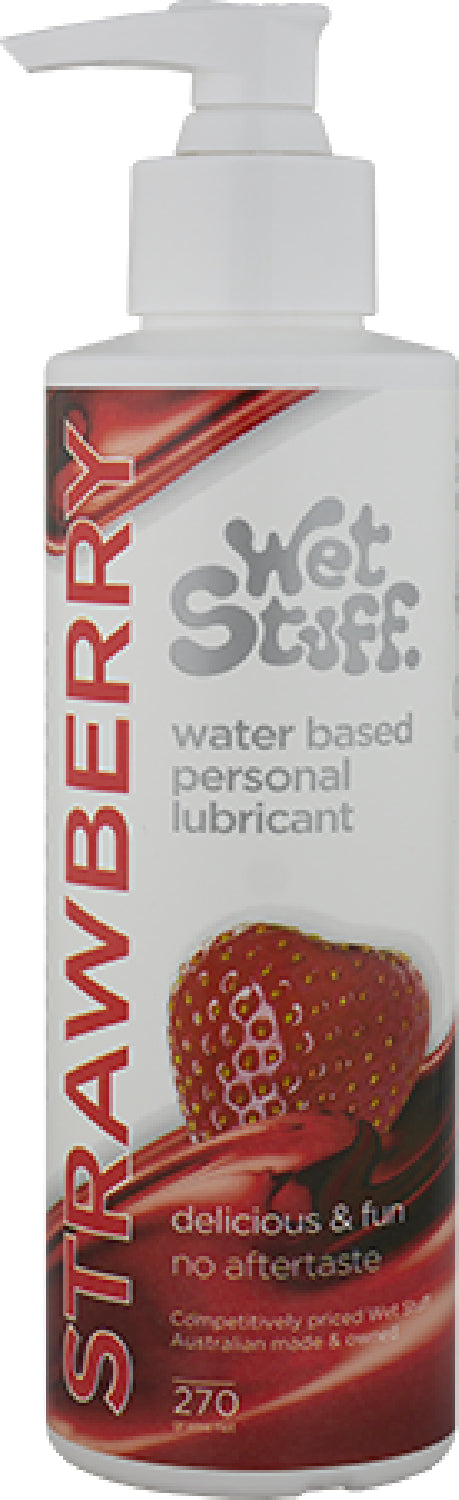 Wet Stuff Strawberry – Water-Based Flavoured Lubricant > Lube > Flavoured