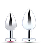 b-Vibe Jewel Heart Metal Butt Plug Training Set (Small 7.1cm & Large 8.1cm insertable) > Anal Range > Jewel Butt Plugs