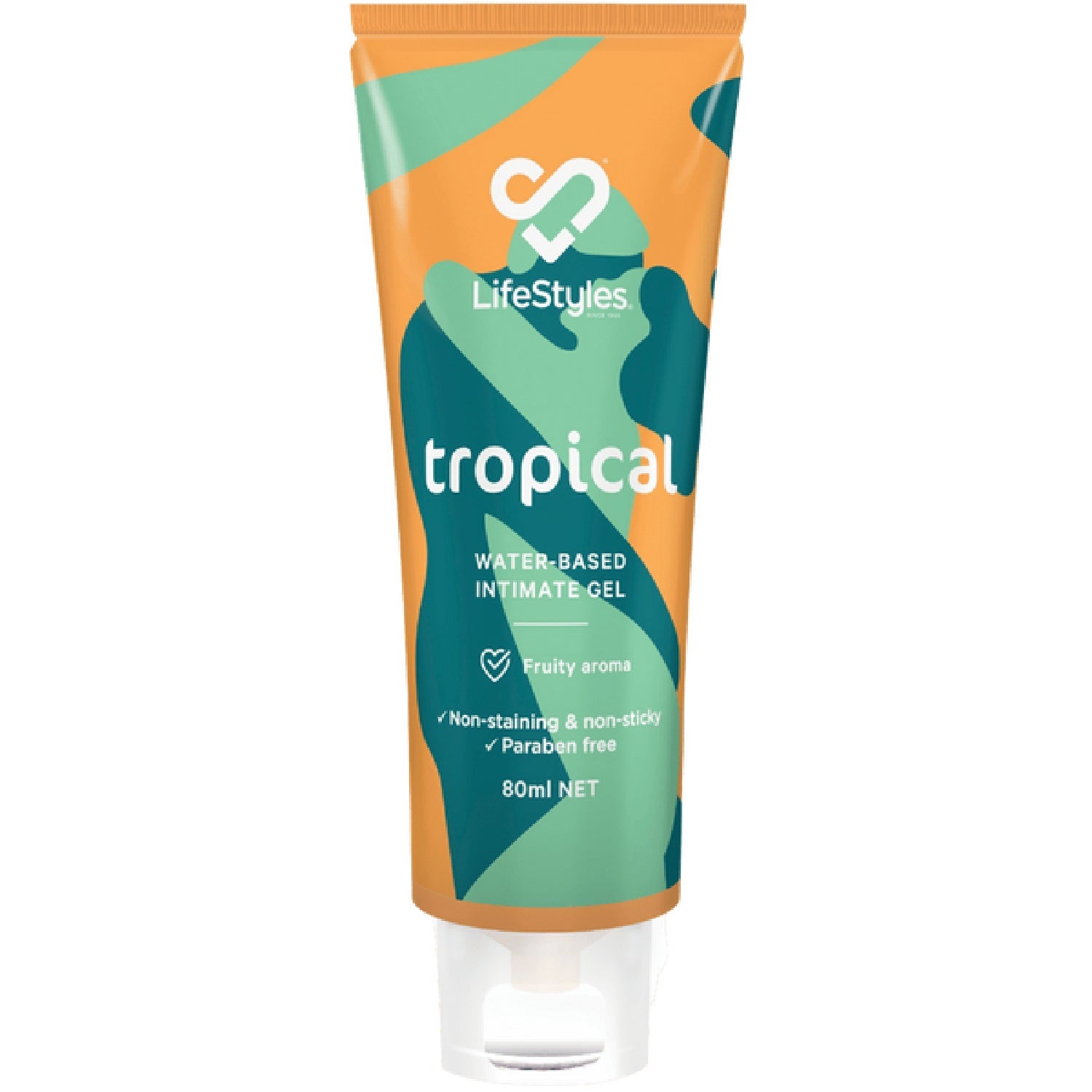 Lifestyles Tropical Water-Based Intimate Gel 80ml – Condom Compatible Lubricant > Lube > Water Based