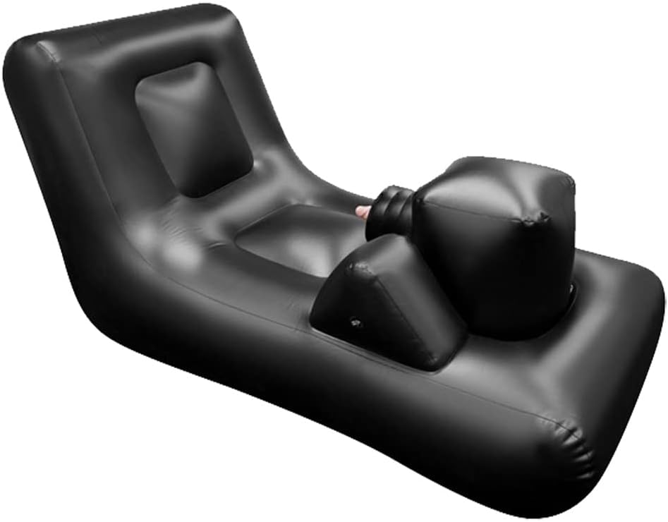 Dark Magic Inflatable Bed 3 Speed Vibrator Black with 3 Realistic Attachments and Wireless Remote > Sex Toys > Sex Furniture