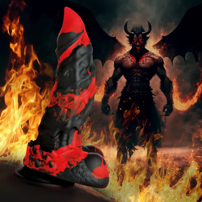 Creature Cocks Fire Demon Monster – Silicone Dildo > Dildos > Fantasy