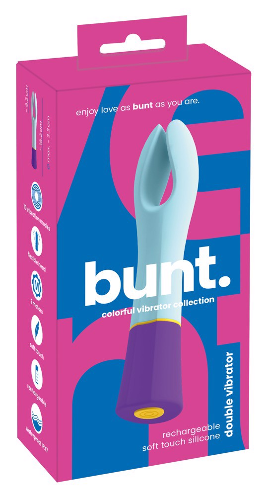Bunt Double Vibrator with Multicolor and Adjustable Size > Vibrators > Standard Vibrators