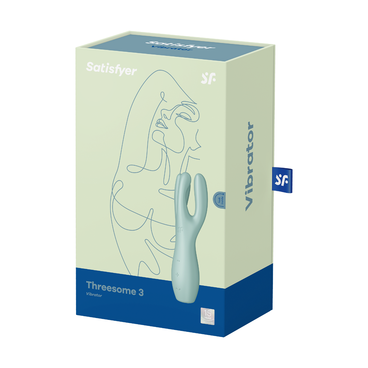 Satisfyer Threesome 3 Lay-On Vibrator – Waterproof External Silicone Vibrator > Vibrators > Vibrating Pads