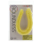 Boundless AC/DC Dong Yellow 13.5 Inch Silicone Double Dong with Satin Finish > Dildos > Double Dildos
