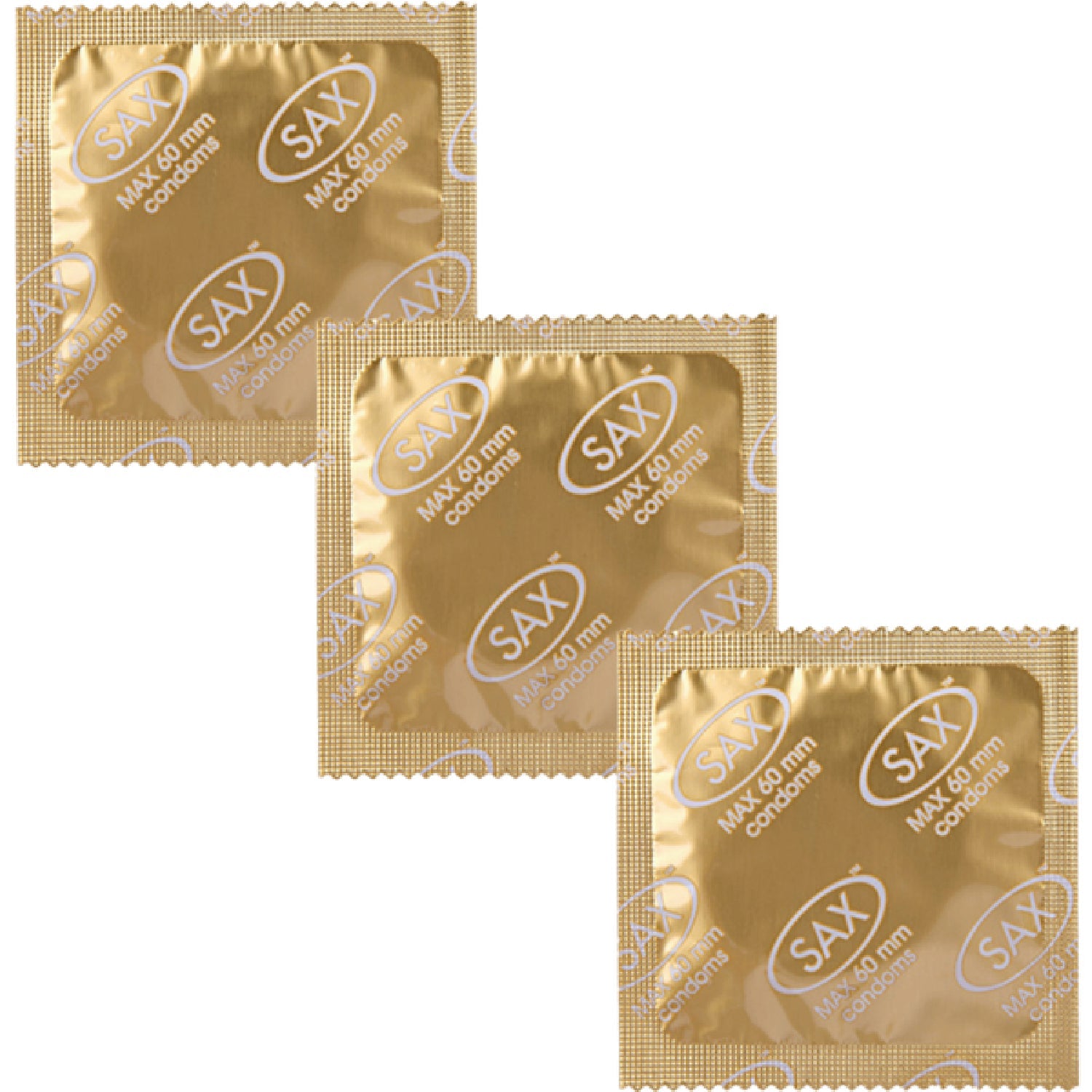 Sax Max Fit – 60mm Nominal Width Bulk Pack of 144 Latex Condoms > Essentials > Condoms