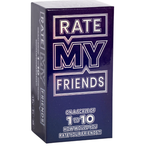 Rate My Friends – Social Party Game for 3+ Players Ages 17 and Up > Novelties > Card Games