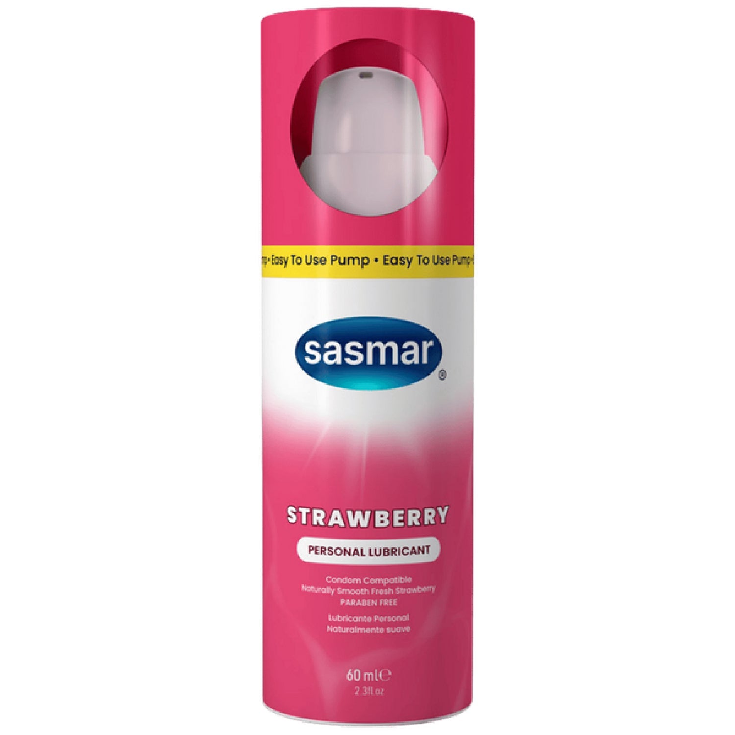 Sasmar Strawberry Flavor Personal Lubricant – 60ml Lubricant > Lube > Flavoured Main image