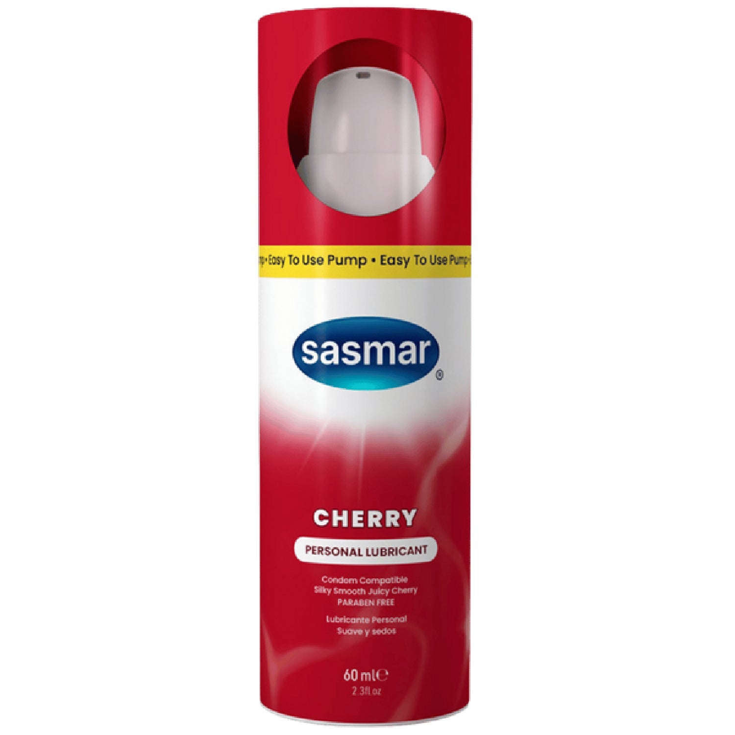 SASMAR Cherry Flavor Personal Lubricant – 60ml Lubricant One Size > Lube > Flavoured
