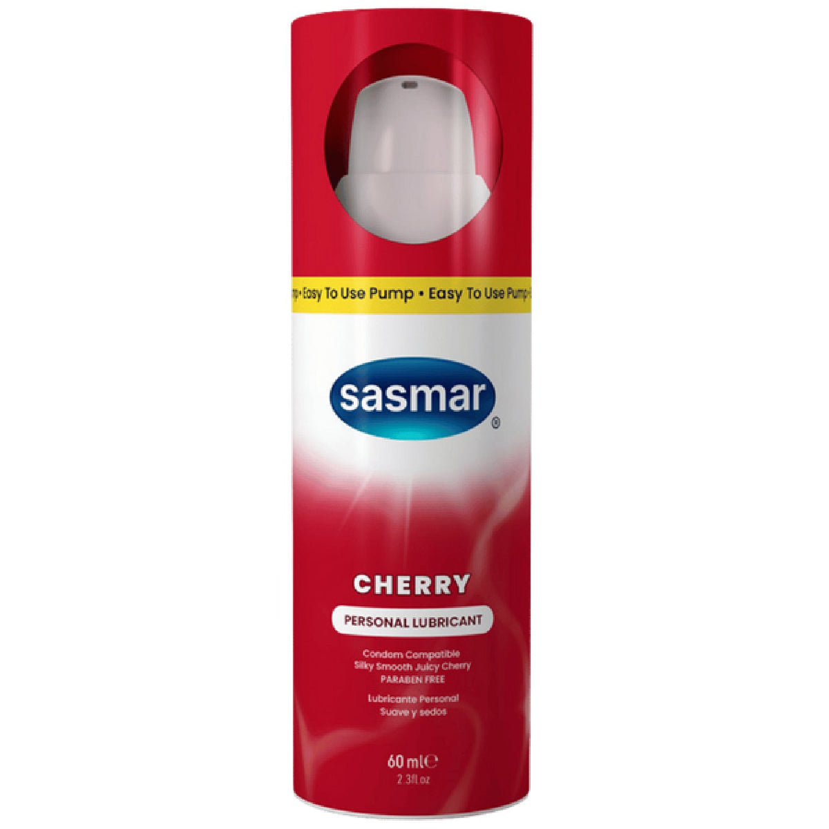 SASMAR Cherry Flavor Personal Lubricant – 60ml Lubricant > Lube > Flavoured