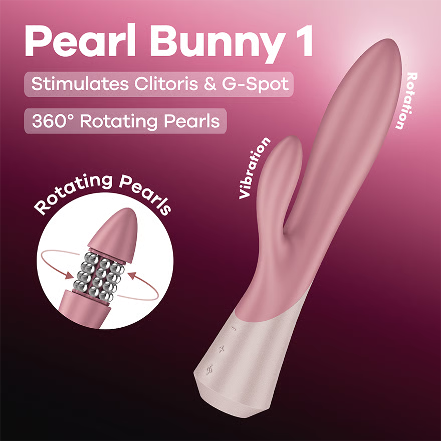 Satisfyer Pearl Bunny Terracotta Rabbit Vibrator > Vibrators > Ladies > Rabbit