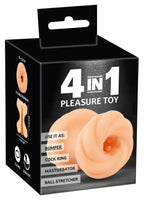 You2Toys 4in1 Pleasure Toy – Soft Sleeve Masturbator and Cock Ring > Sex Toys For Men > Masturbators > Manual