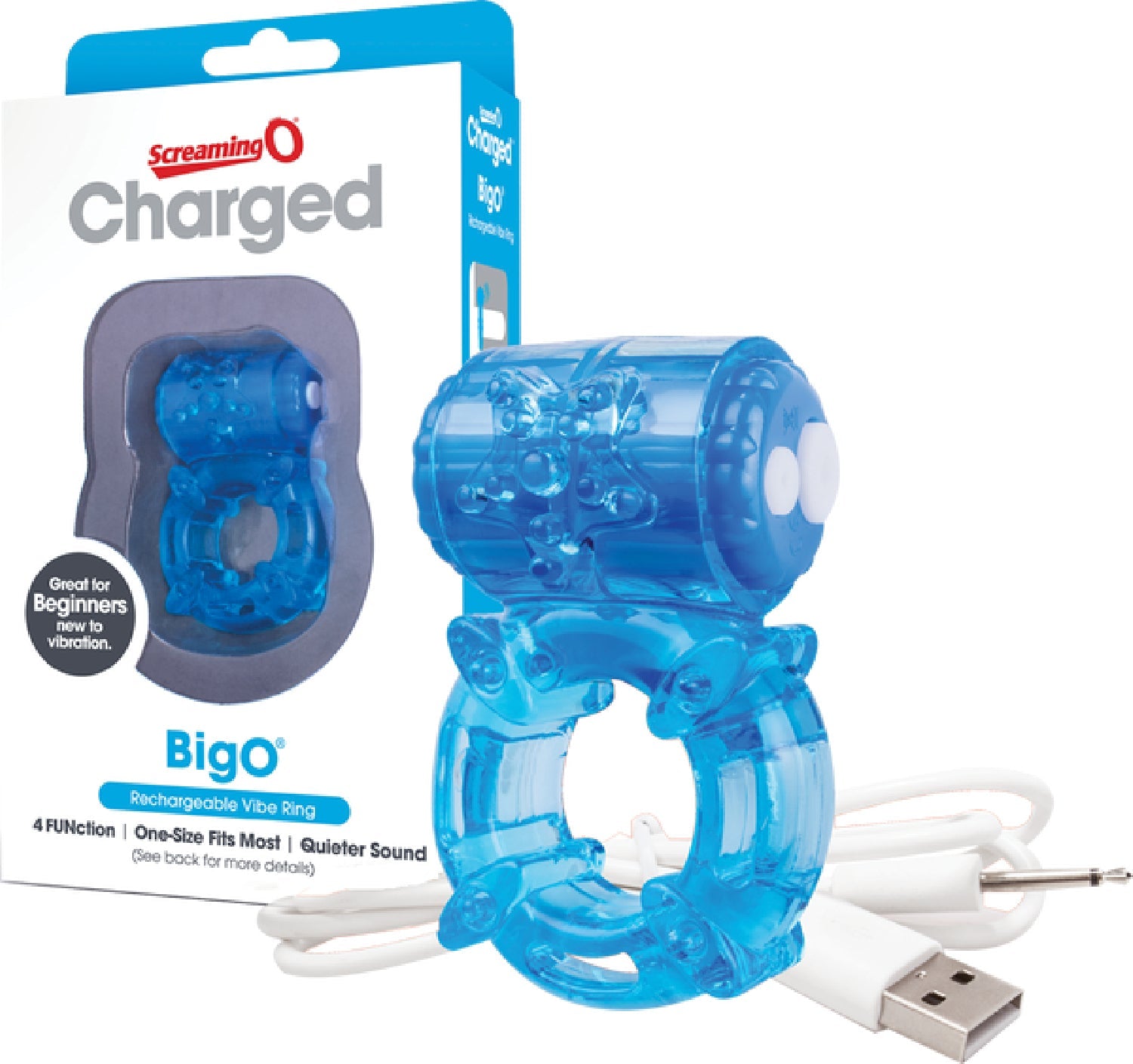 Screaming O Charged BigO – Rechargeable Vibrating Cock Ring > Cock Ring > Vibrating