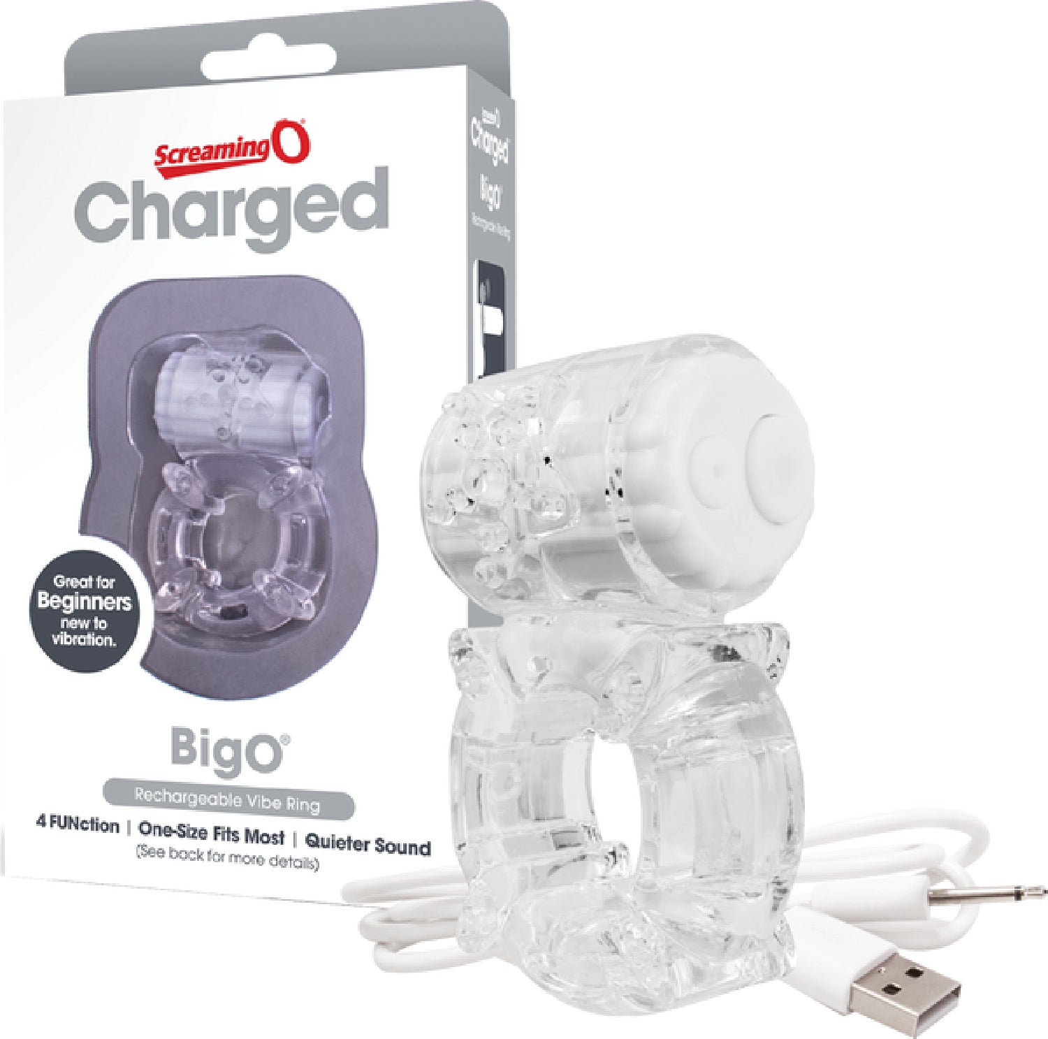 Screaming O Charged BigO – Rechargeable Vibrating Cock Ring > Cock Ring > Vibrating