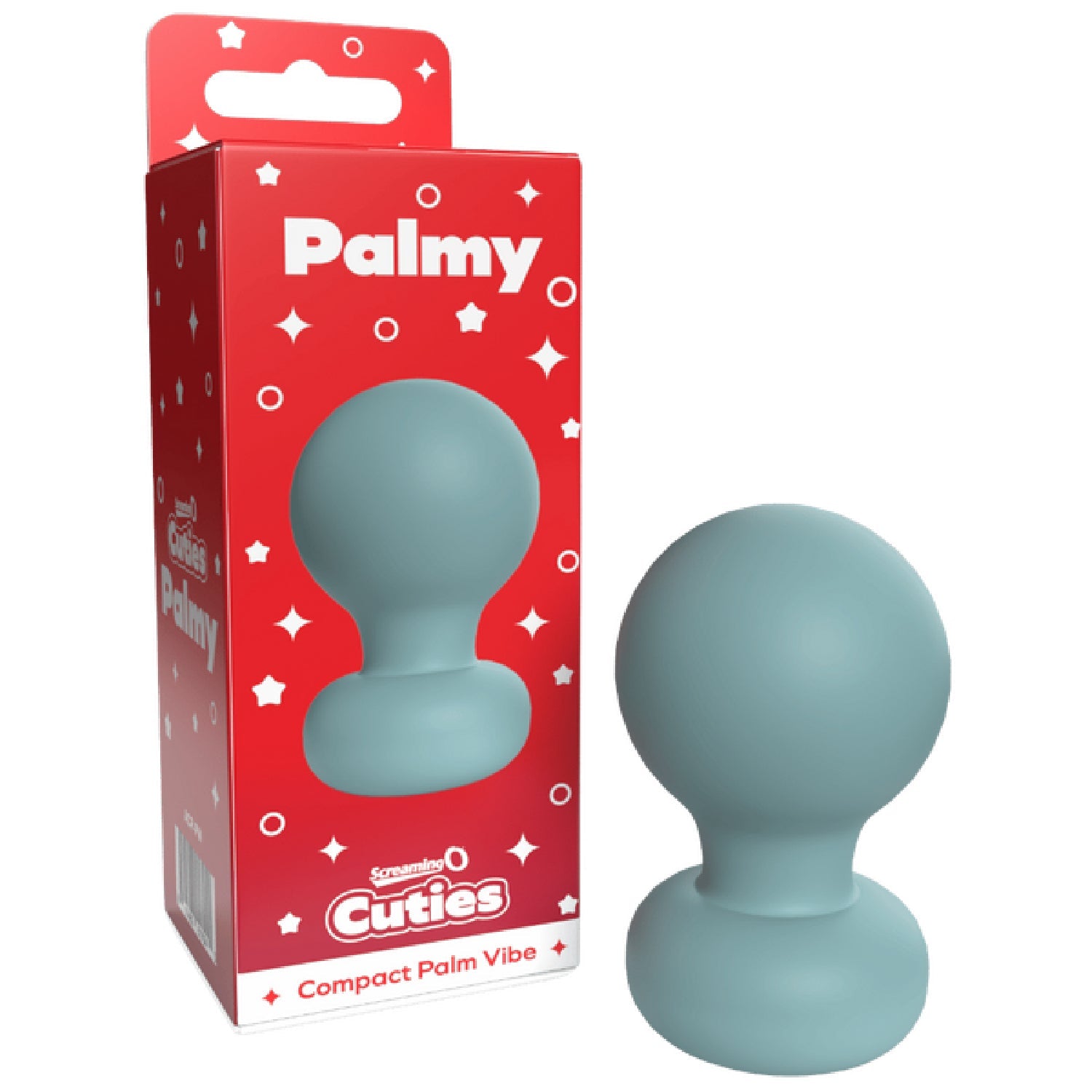 Cuties - Palmy Rechargeable Mini Palm Vibe (Powder Blue) > Sex Toys > Couples Toys Main image