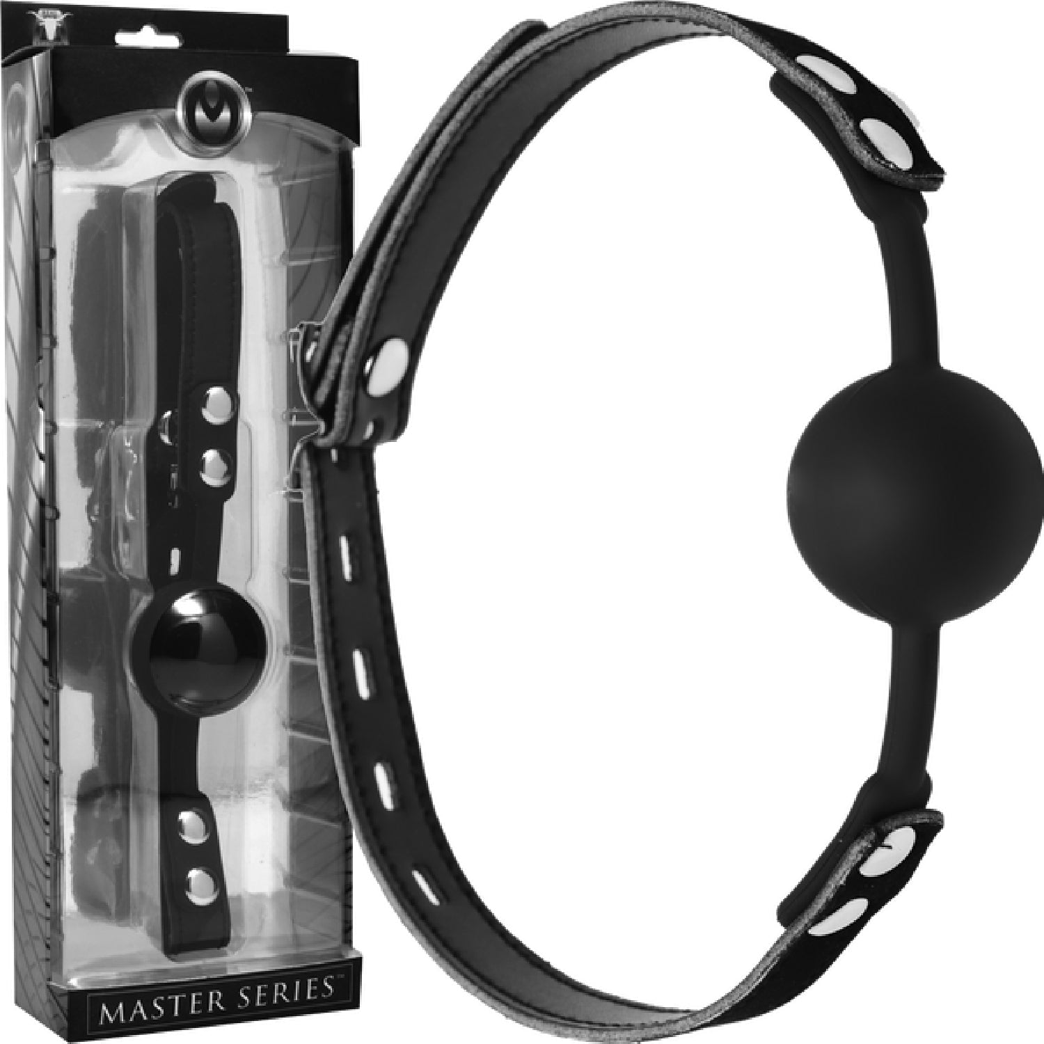 Premium Hush Locking Silicone Ball Gag – Comfort Silicone Ball Gag > Bondage Gear > Gags and Bits Main image