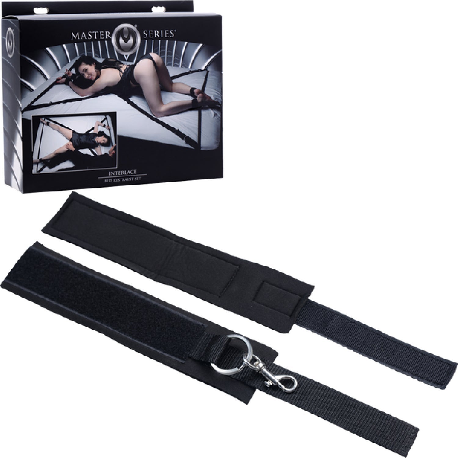 Master Series Interlace Bed Restraint Set – Versatile Restraint Kit with Neoprene Cuffs > Bondage Gear > Bed Restraints Main image