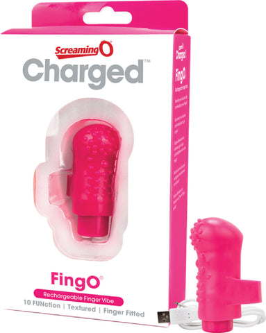 Charged Fing O – Rechargeable Mini Finger Vibrator with Vooom Technology > Vibrators > Finger Vibrators