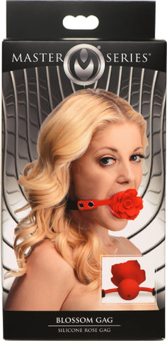 Blossom Gag Silicone Rose Gag – Plush Silicone Ball Gag > Bondage Gear > Gags and Bits