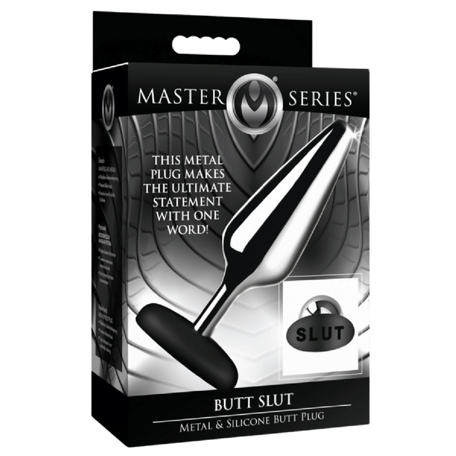 Butt Slut Metal and Silicone Butt Plug – Lightweight Aluminum Alloy Butt Plug > Anal Range > Butt Plugs