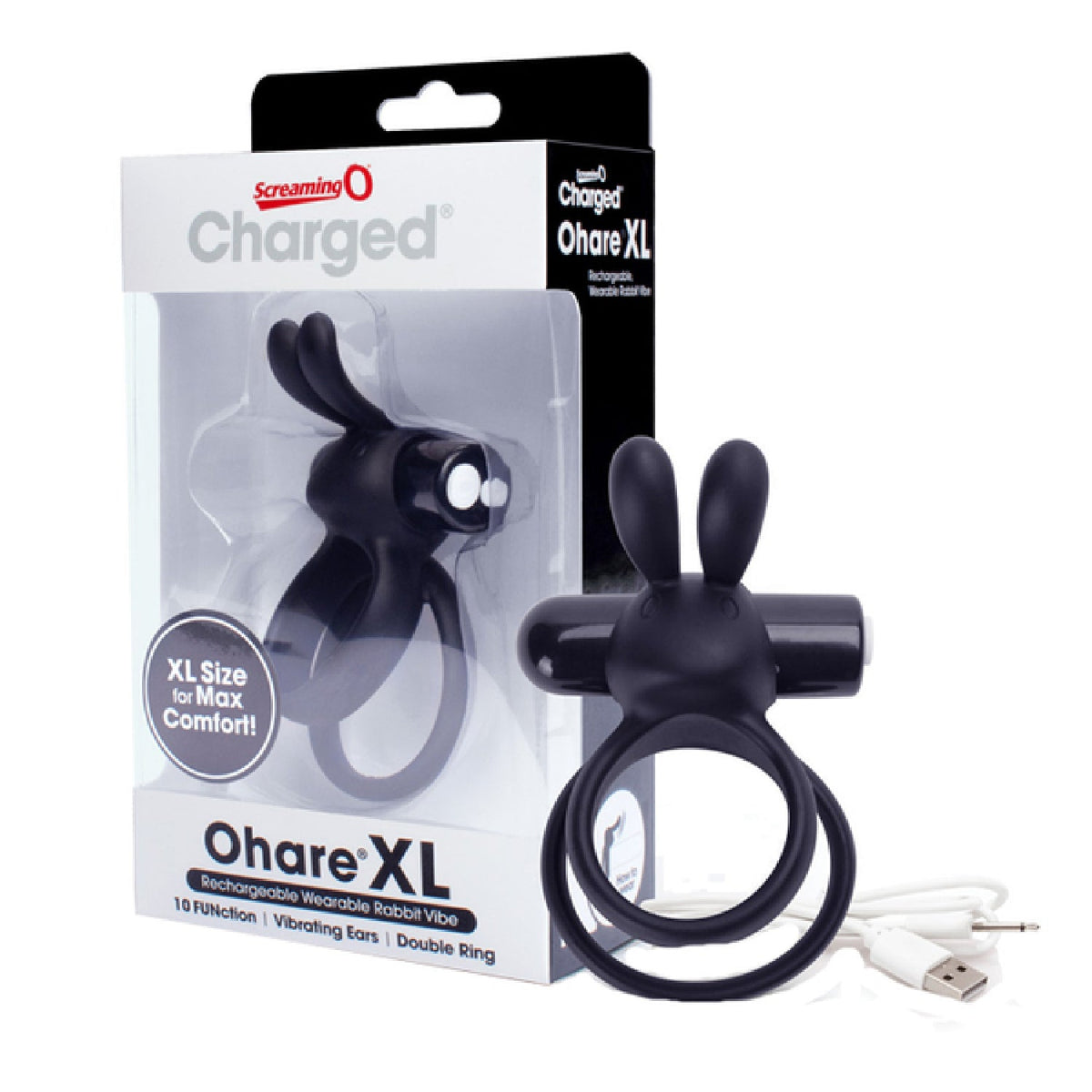 Charged Ohare XL – Rechargeable Double Cock Ring Vibrator > Sex Toys > Couples Toys