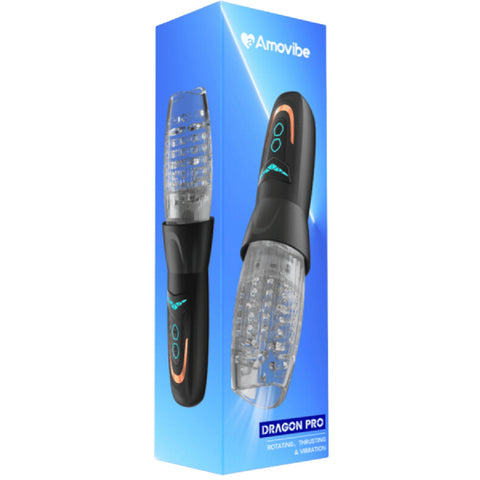 Amovibe Dragon Pro – Rotating and Vibrating Male Masturbator One Size > Sex Toys For Men > Masturbators > Vibrating