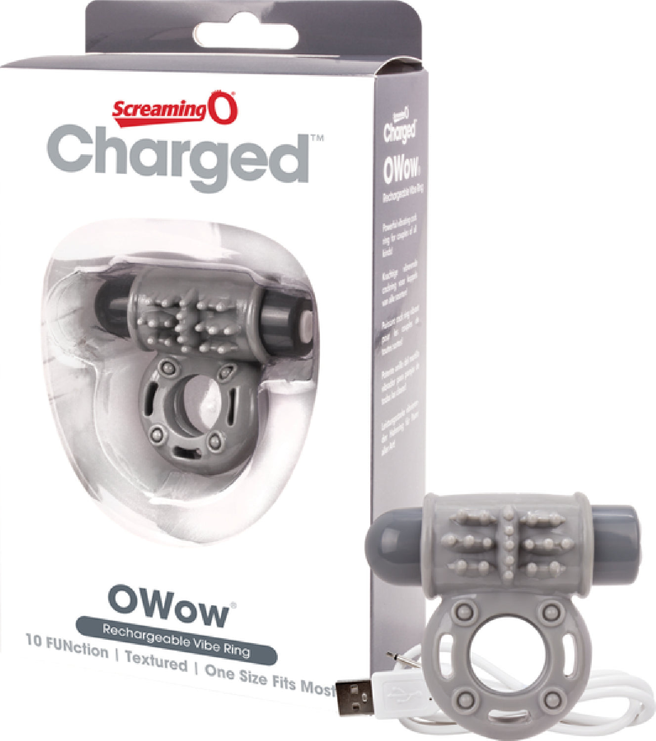 O Wow Ring – Rechargeable Vibrating Cock Ring with 10 Vibration Functions > Cock Ring > Vibrating