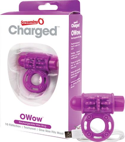 O Wow Ring – Rechargeable Vibrating Cock Ring with 10 Vibration Functions > Cock Ring > Vibrating