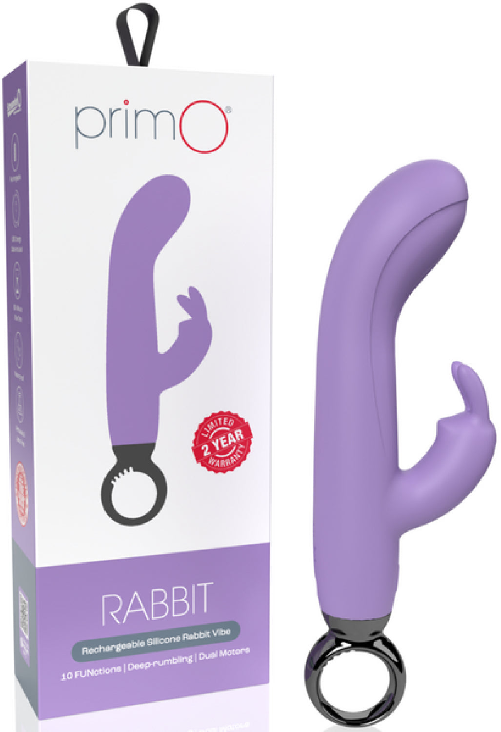 Screaming O PrimO Rabbit 4.5 Inch Silicone Rabbit Vibrator > Vibrators > Ladies > Rabbit