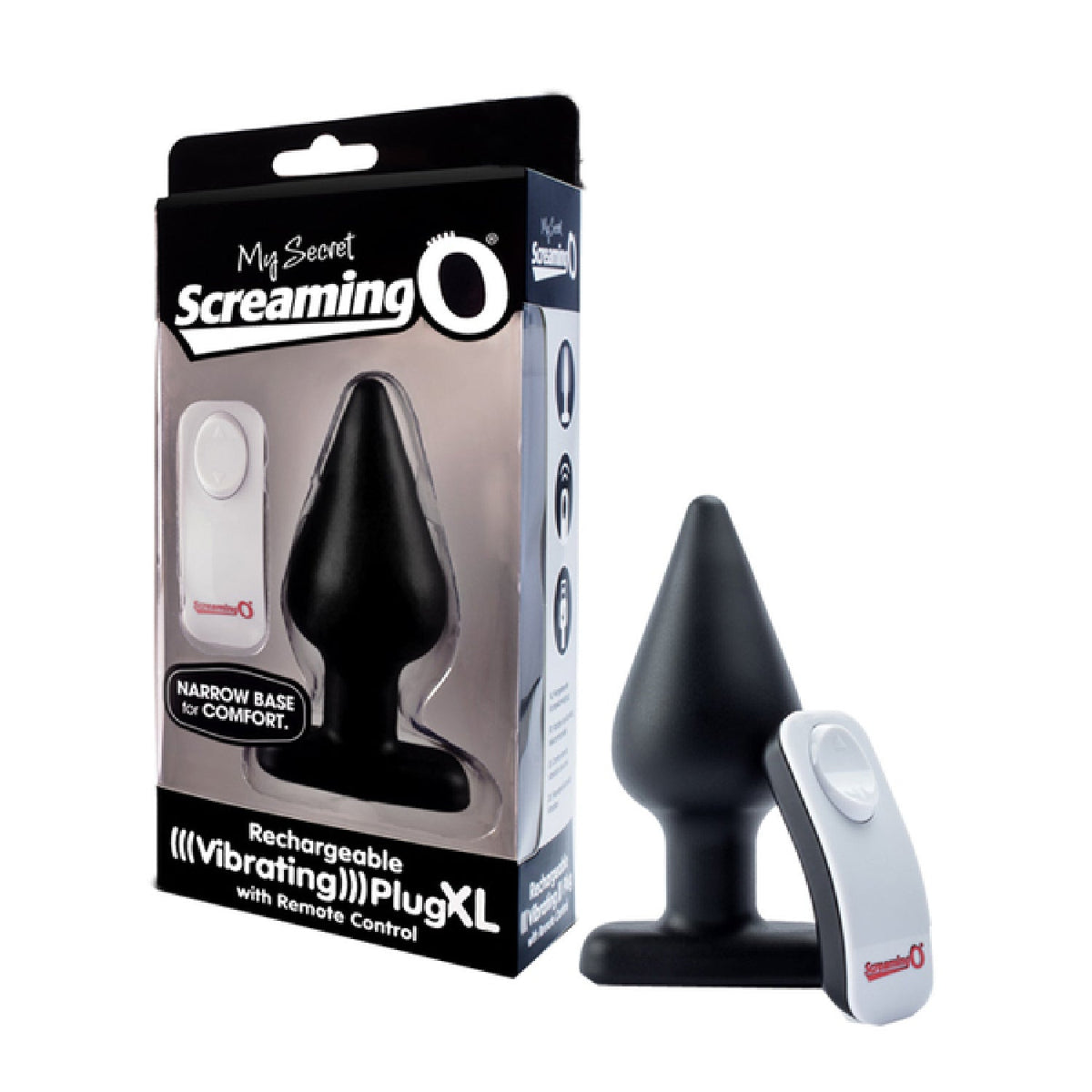 Screaming O My Secret Charged Plug XL – Remote-Controlled Rechargeable Vibrating Plug > Anal Range > Vibrating Butt Plugs