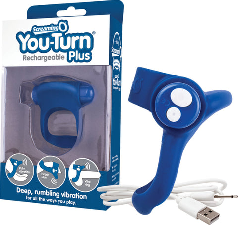 Charged You-Turn Plus – Rechargeable Vibrating Cock Ring > Cock Ring > Vibrating