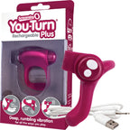 Charged You-Turn Plus – Rechargeable Silicone Vibrating Cock Ring > Cock Ring > Vibrating