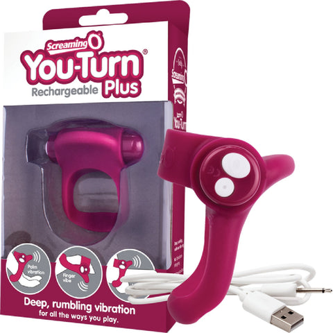 Charged You-Turn Plus – Rechargeable Vibrating Cock Ring > Cock Ring > Vibrating
