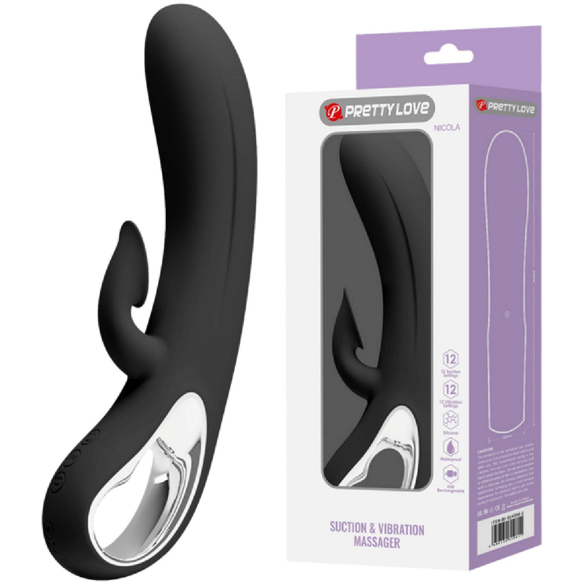 Pretty Love Rechargeable Nicola – Rechargeable Vibrator > Vibrators > Ladies > Rabbit