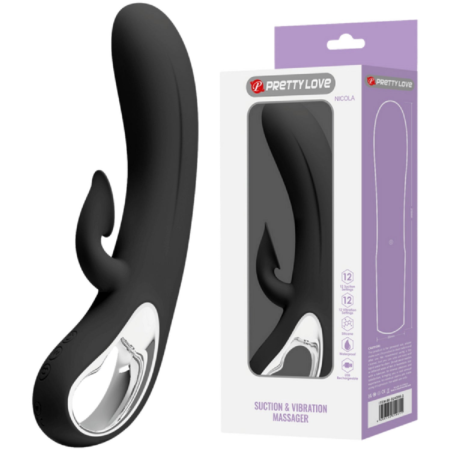 Rechargeable Nicola – Rechargeable Vibrator > Vibrators > Ladies > Rabbit