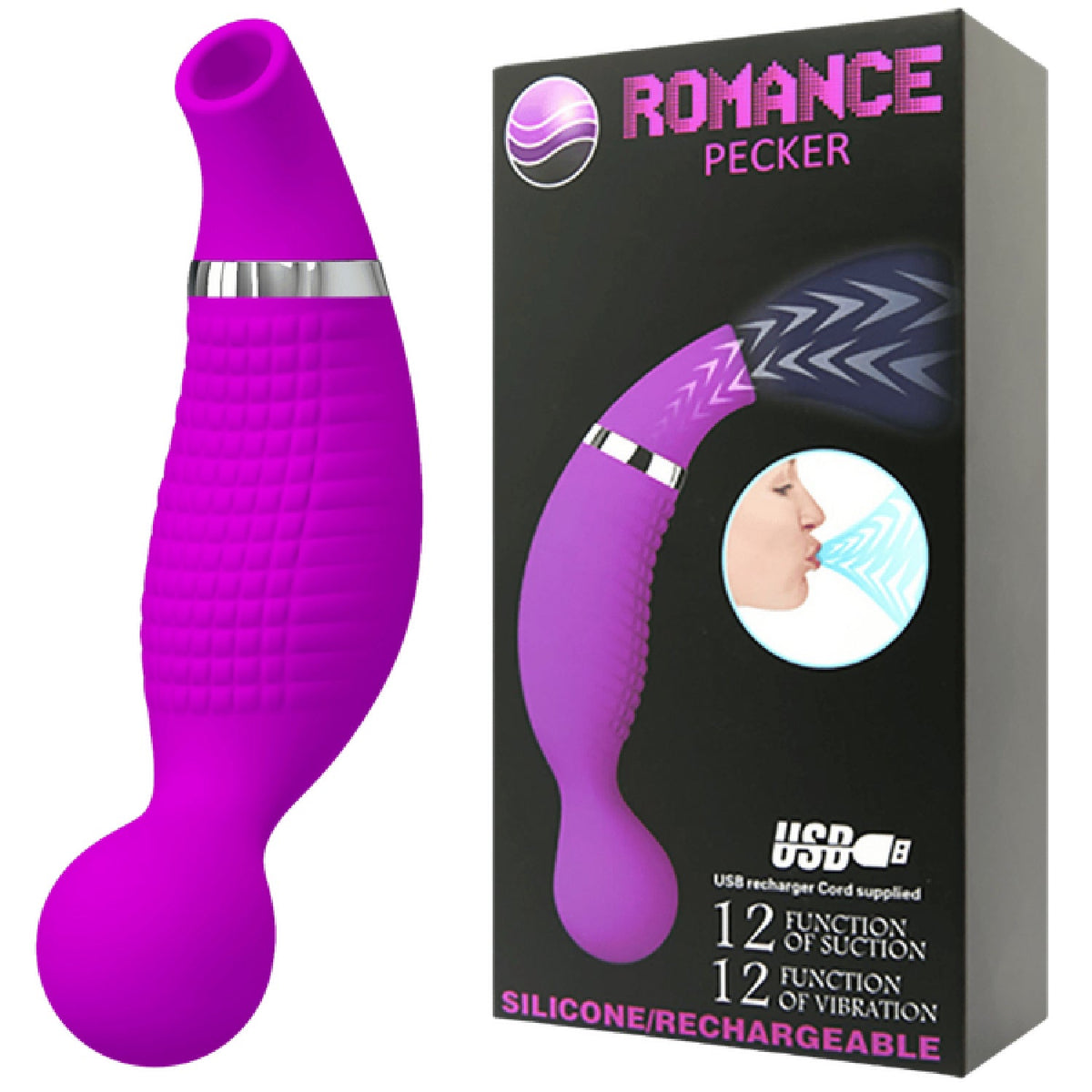 Romance Pecker – Rechargeable Vibrator > Vibrators > Ladies > Clitoral Vibrators and Stimulators