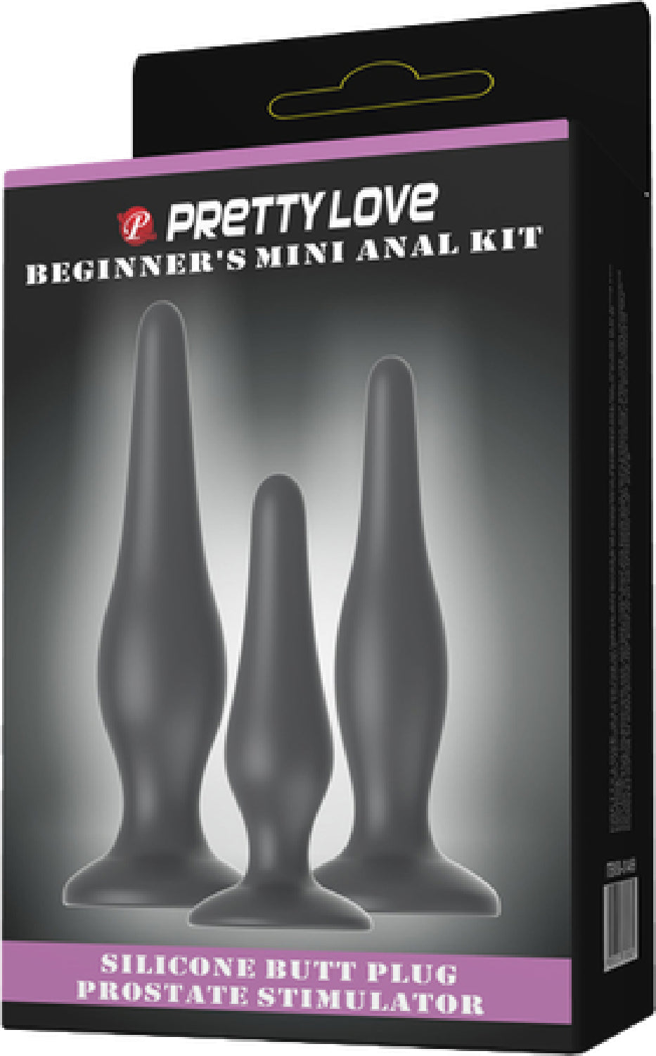 Beginner's Mini Anal Kit – Three Silicone Butt Plugs with Tapered Tips Set > Anal Range > Butt Plug Kits