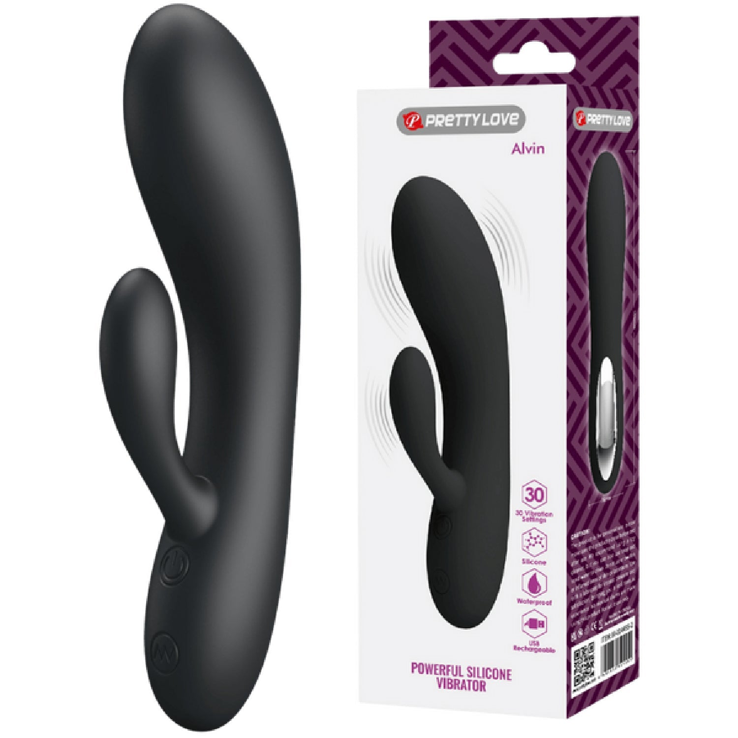 Pretty Love Alvin Rechargeable Rabbit Vibrator > Vibrators > Ladies > Rabbit