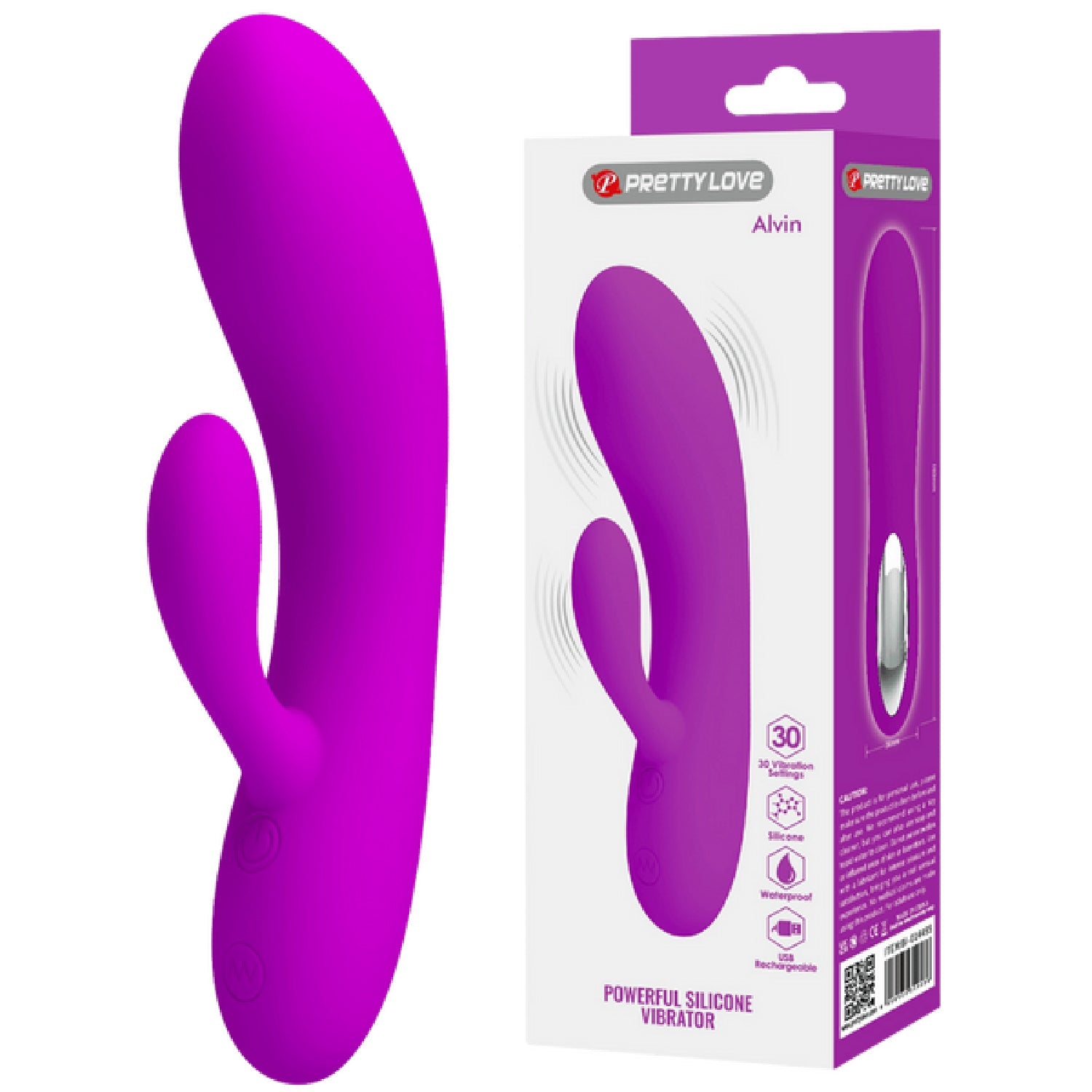 Pretty Love Alvin Rechargeable Rabbit Vibrator > Vibrators > Ladies > Rabbit