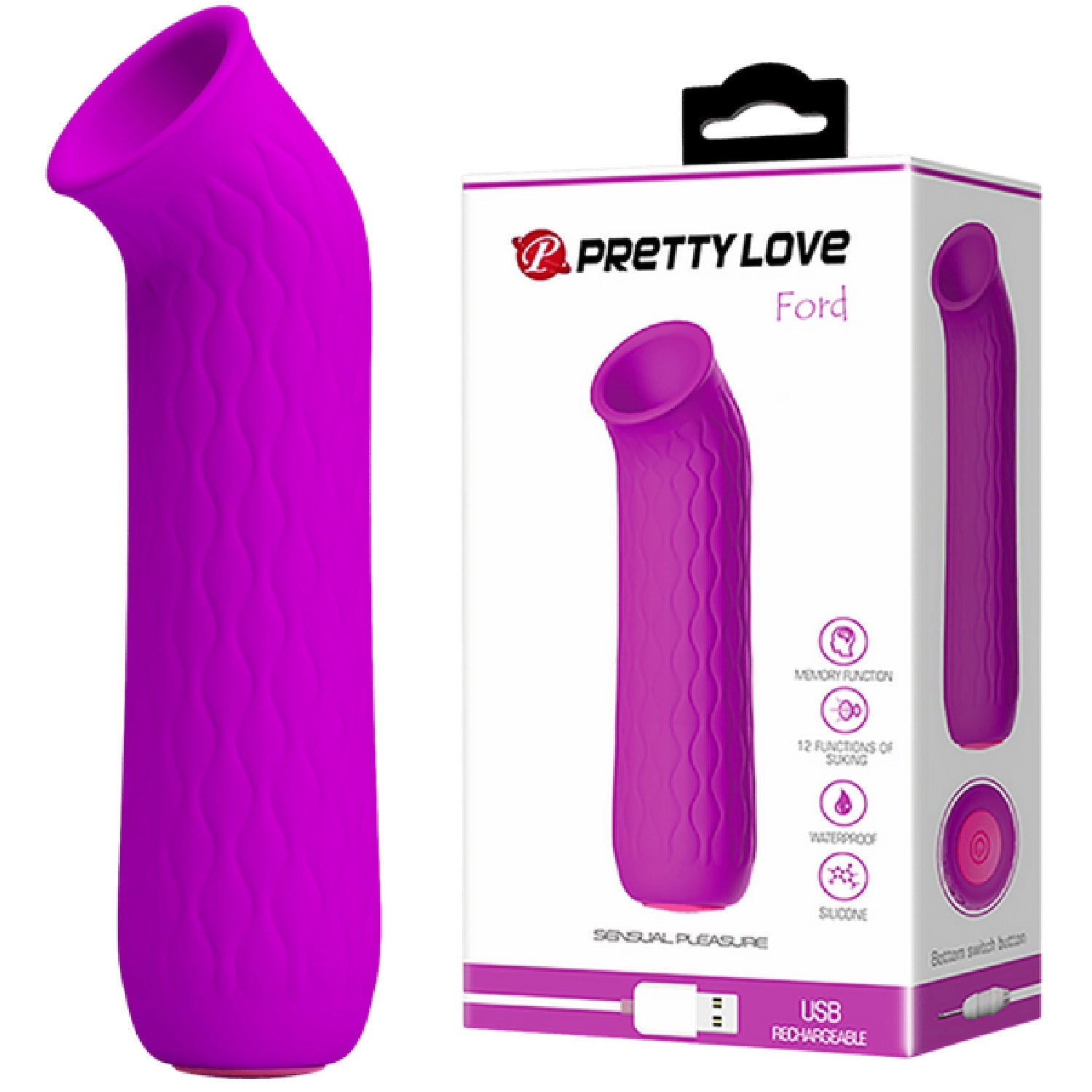Rechargeable Ford – Medical-Grade Clitoral Sucker with 12 Suction Modes > Sex Toys For Ladies > Clitoral Vibrators and Stimulators