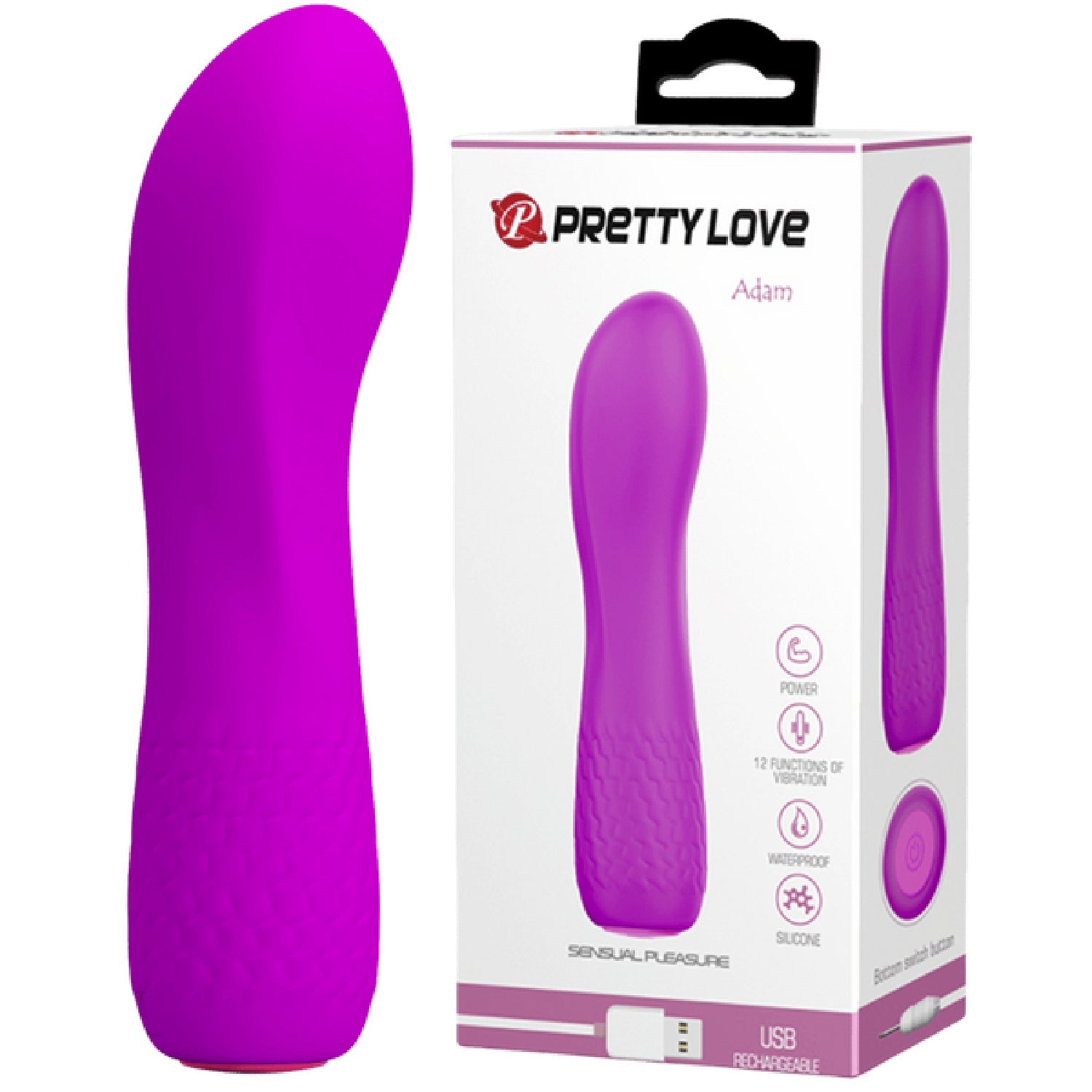 Alice Rechargeable Medical-Grade Silicone Vibrator with 12 Functions and Ergonomic Design > Vibrators > Standard Vibrators