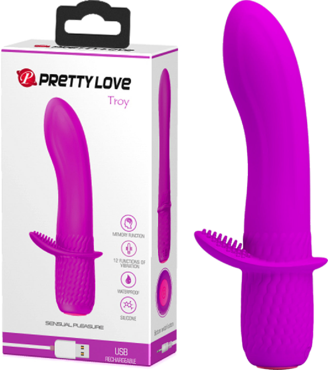 Troy Rechargeable Vibrator Secondary image